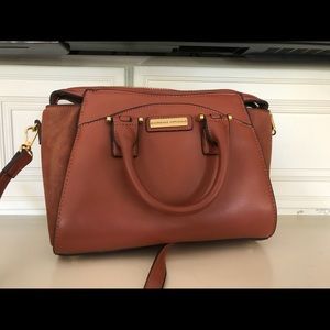 Medium size brown purse